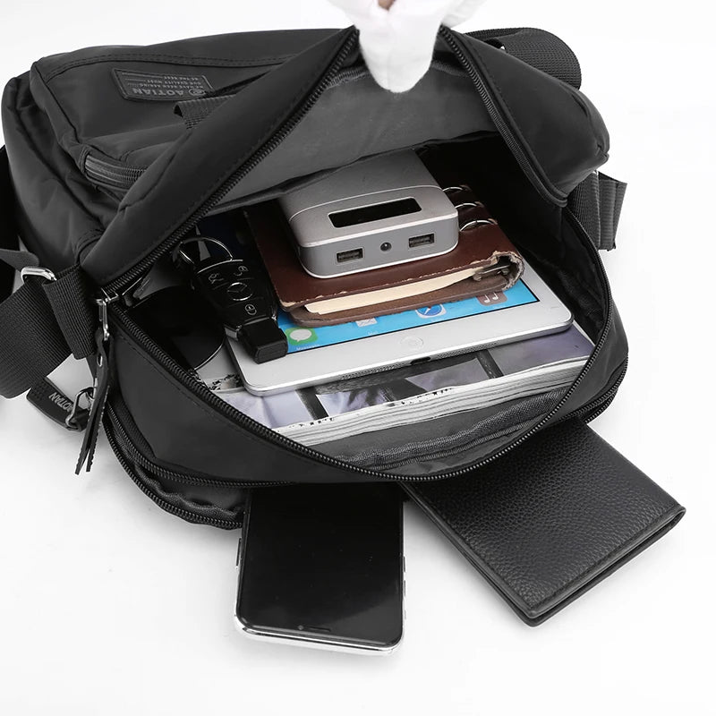 Bolsa Transversal Masculina Oxford AOTIAN