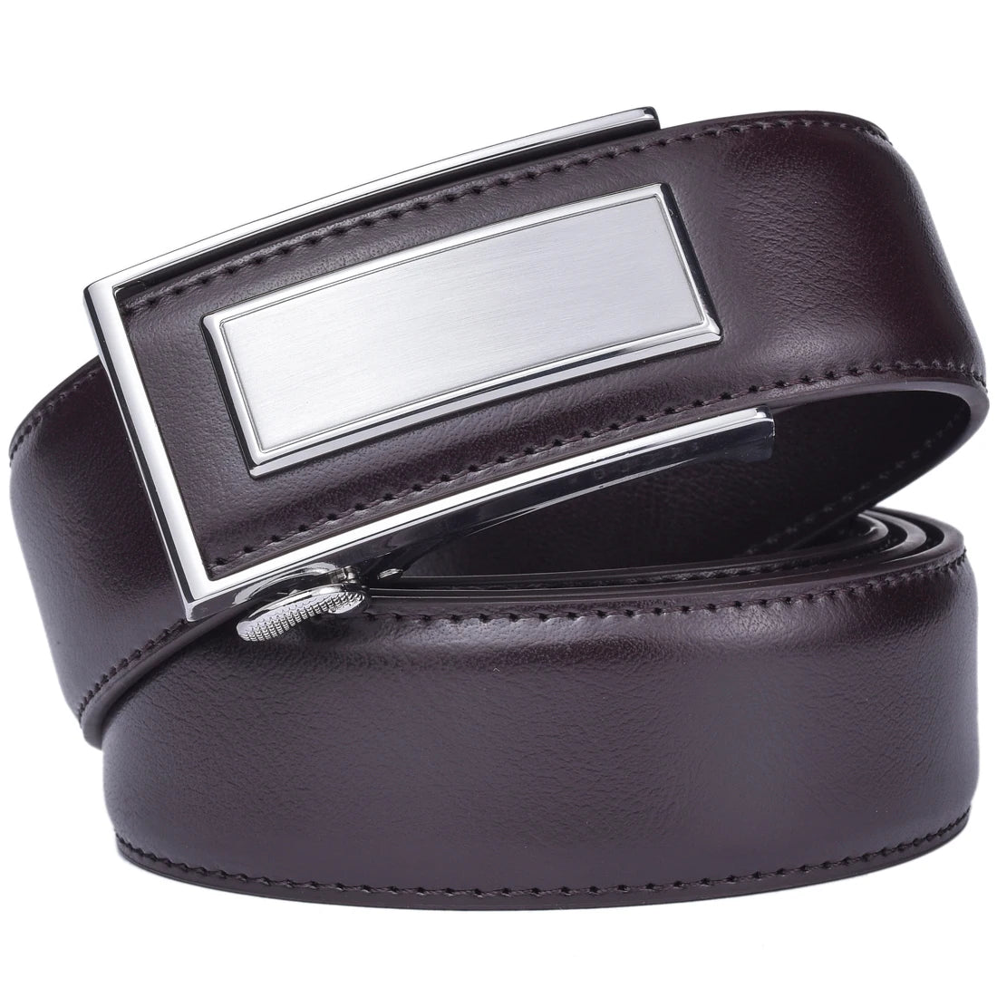 Cinto Masculino de Couro com Fivela Automática