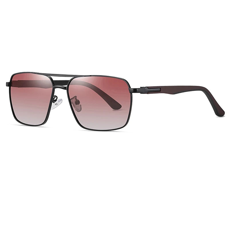 Óculos de Sol Masculino Polarizado UV400 com Armação de Metal