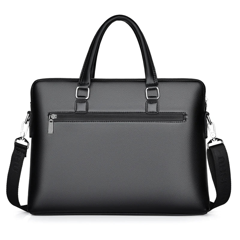 Pasta Executiva Masculina em Couro para Escritório 15.6