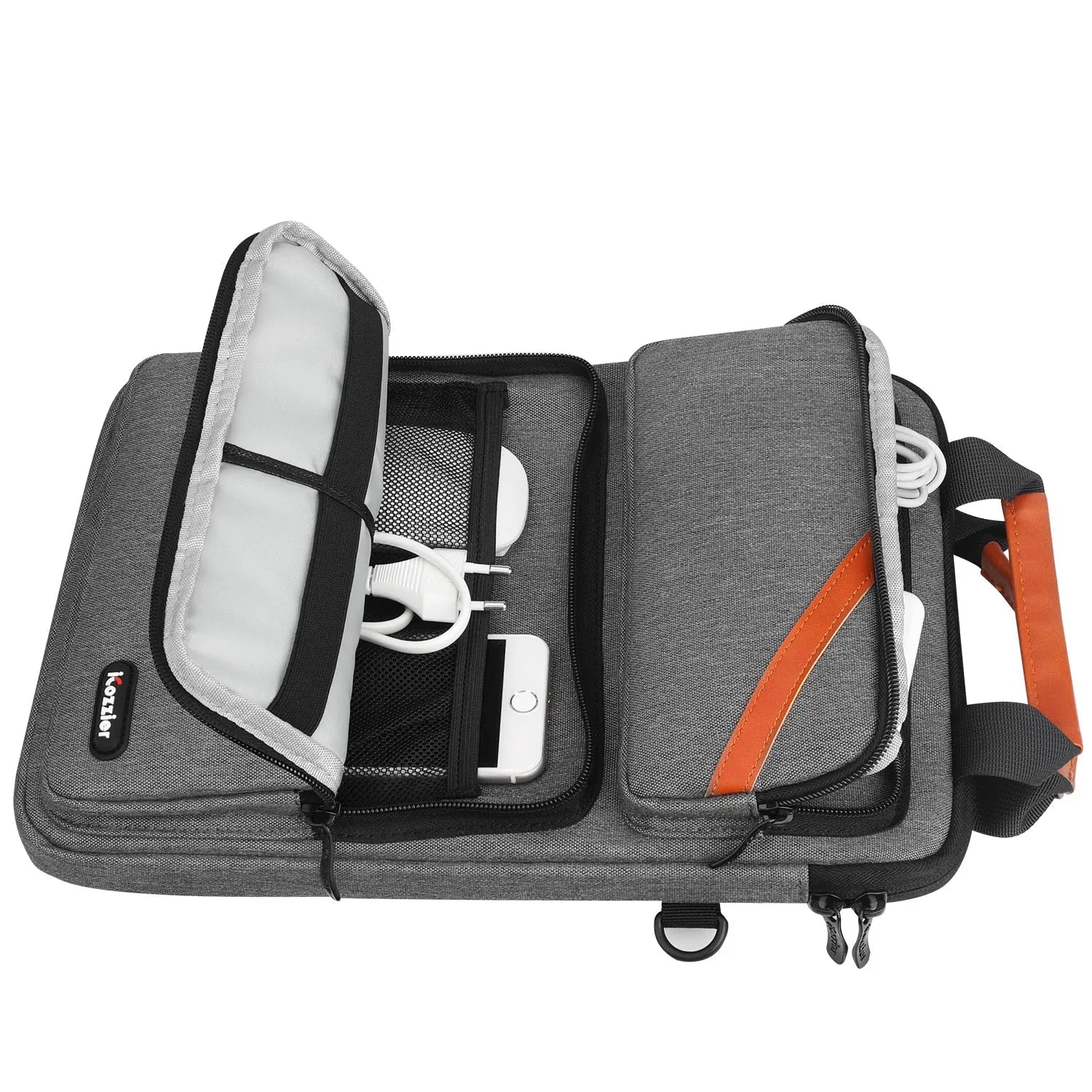 Bolsa de Ombro para Laptop 13'' com Armazenamento Extra