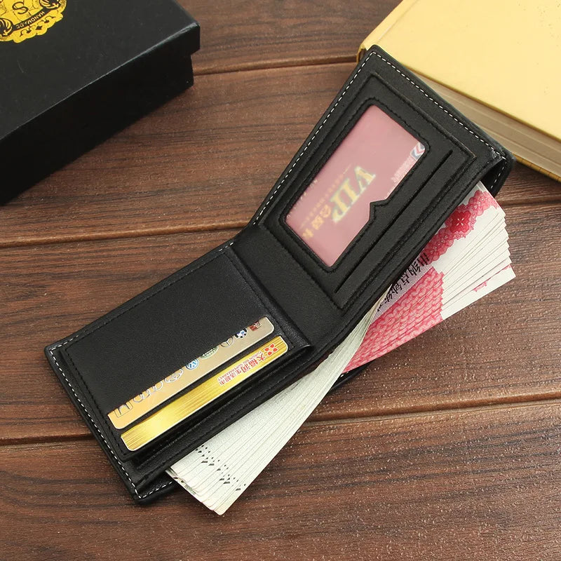 Carteira Masculina PU Slim Design