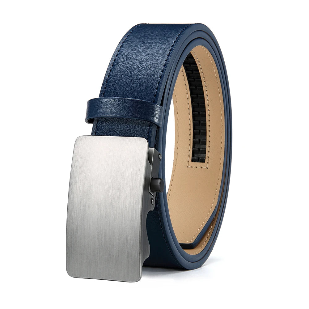 Cinto Masculino de Couro com Fivela Metálica Ajustável