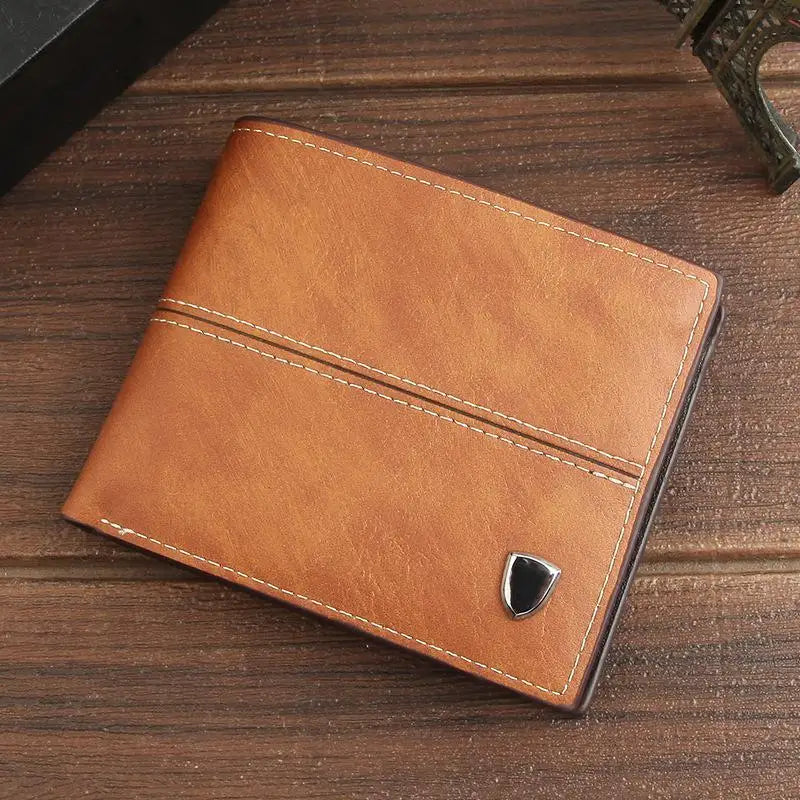 Carteira Masculina PU Slim Design