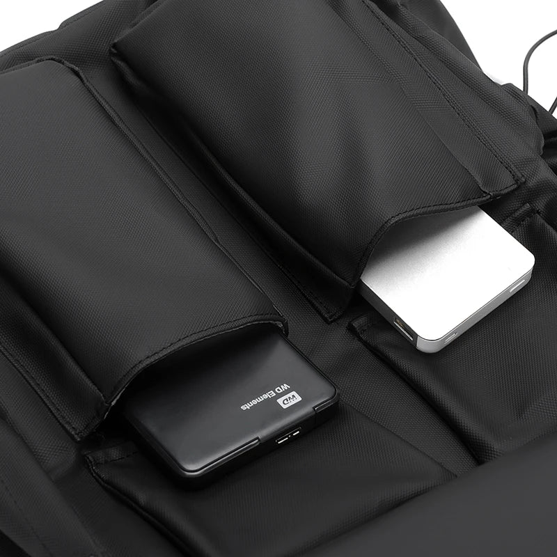 Mochila Masculina de Luxo Impermeável para Laptop 15.6
