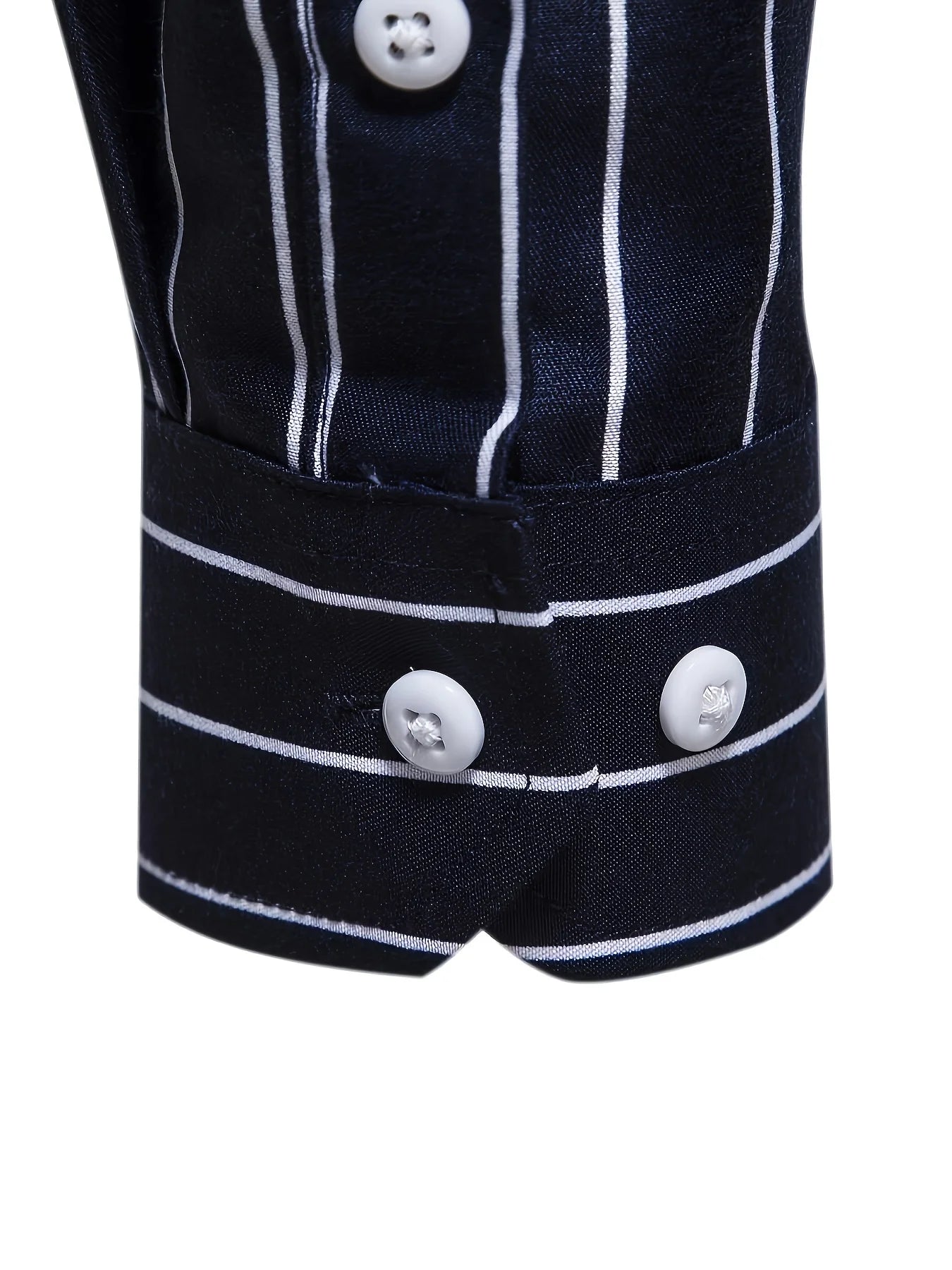 Camisa Casual Masculina Elegante Listrada