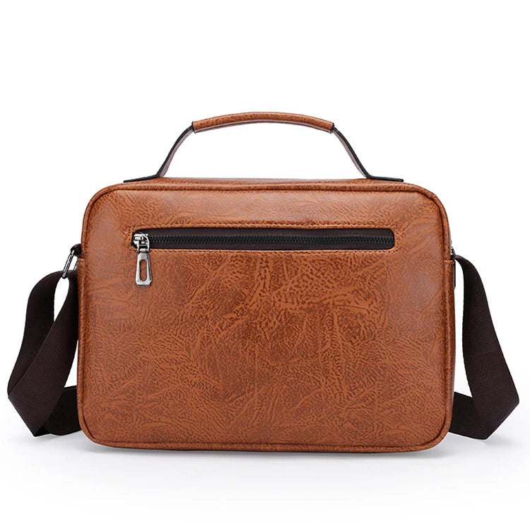 Bolsa Masculina de Couro PU Vintage - Elegância e Funcionalidade
