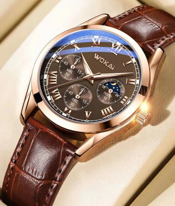 Relógio de Quartzo Mostrador Romano