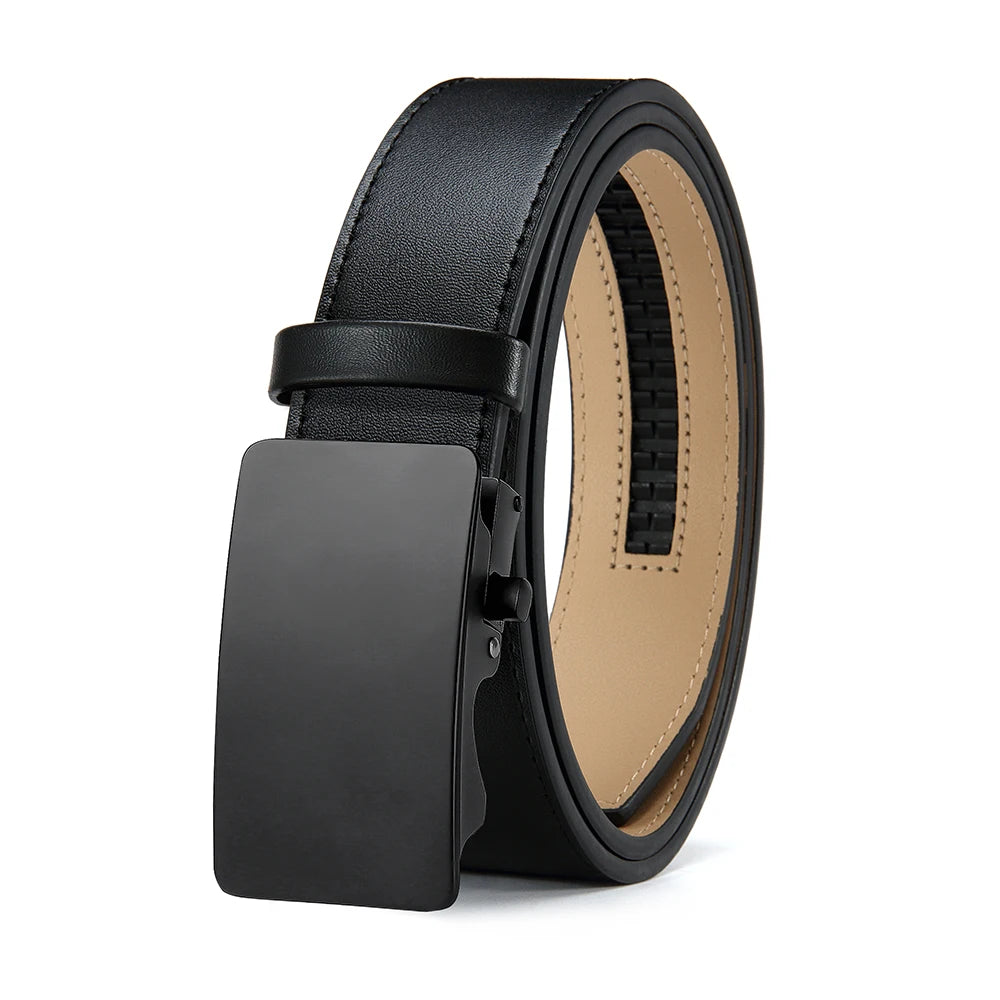 Cinto Masculino de Couro com Fivela Metálica Ajustável