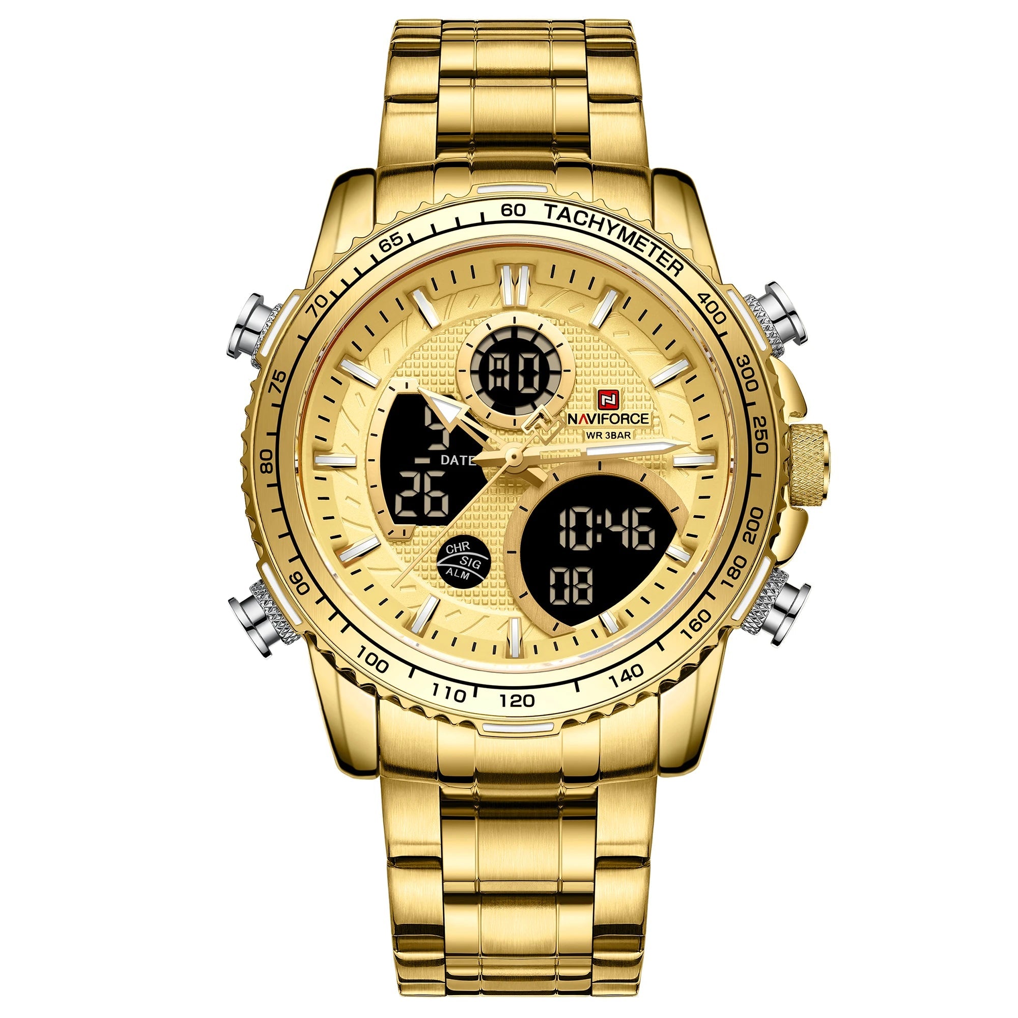 Relógio Masculino Naviforce Cronógrafo Luxo