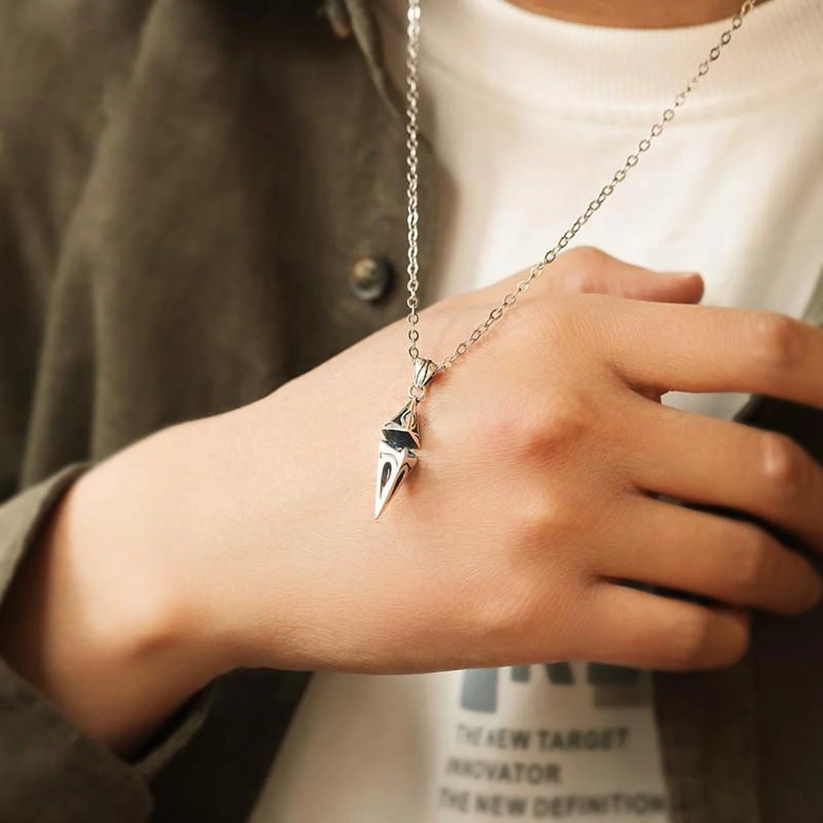 Colar de Pedra Azul,Cianita Azul Colar,Colar Agata Azul-Loja Melanio