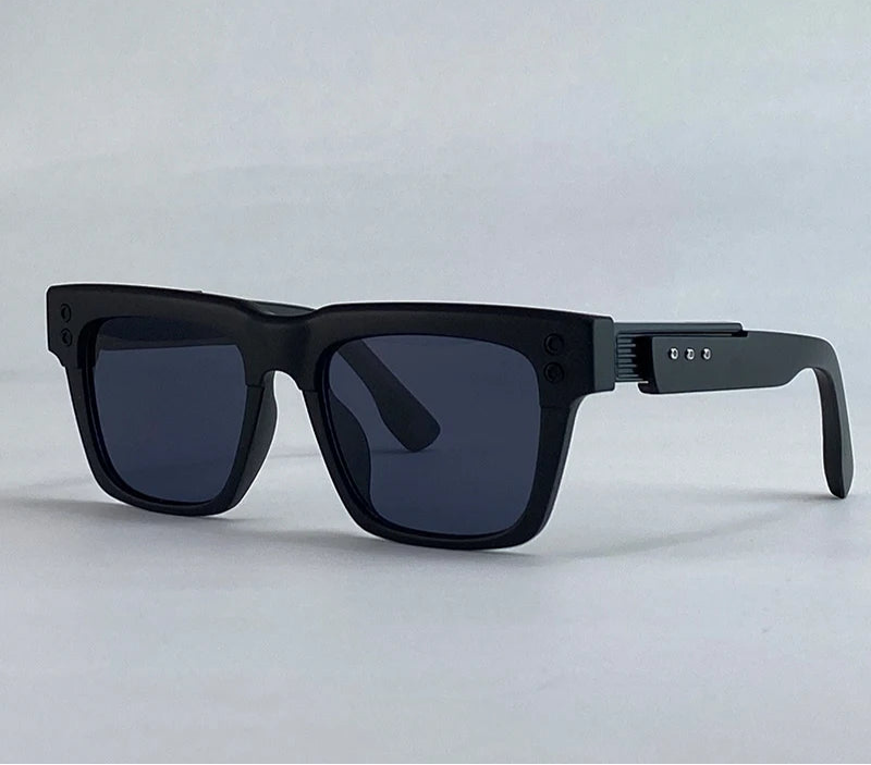 Óculos de Sol Quadrados Steampunk Masculino UV400