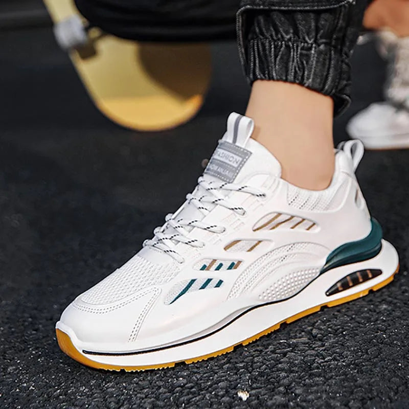 Tenis Leve e Confortavel Masculino,Tênis Respirável e Leve Para Conforto-Melanio