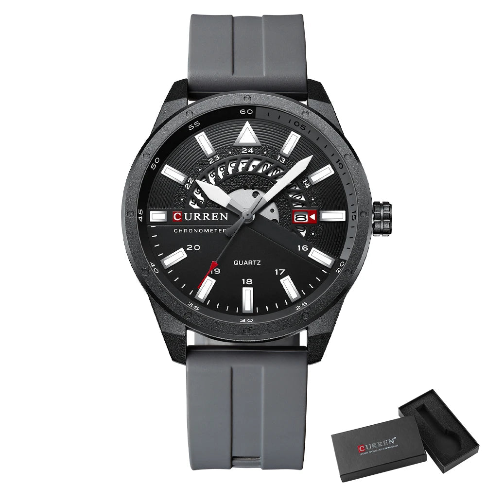 Relógio Masculino Curren de Luxo e Esporte à Prova D'Água