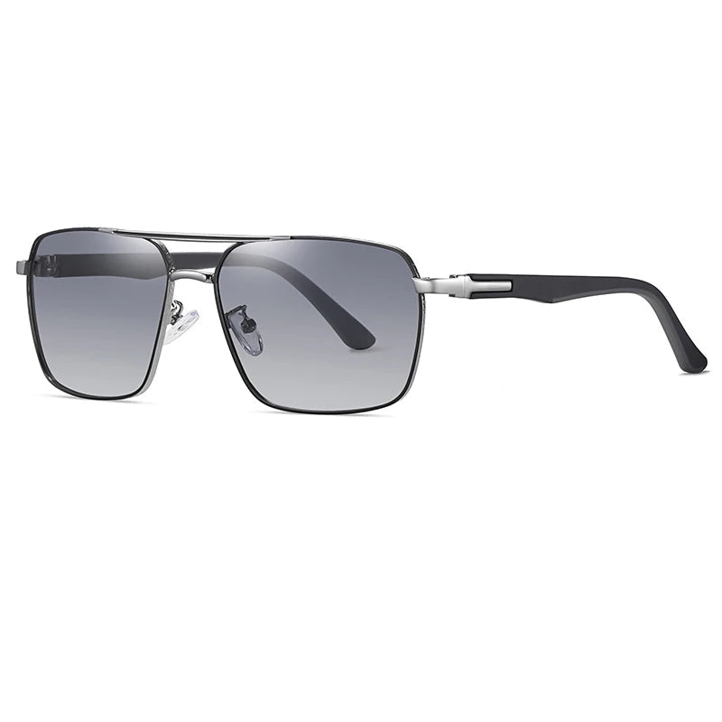 Óculos de Sol Masculino Polarizado UV400 com Armação de Metal