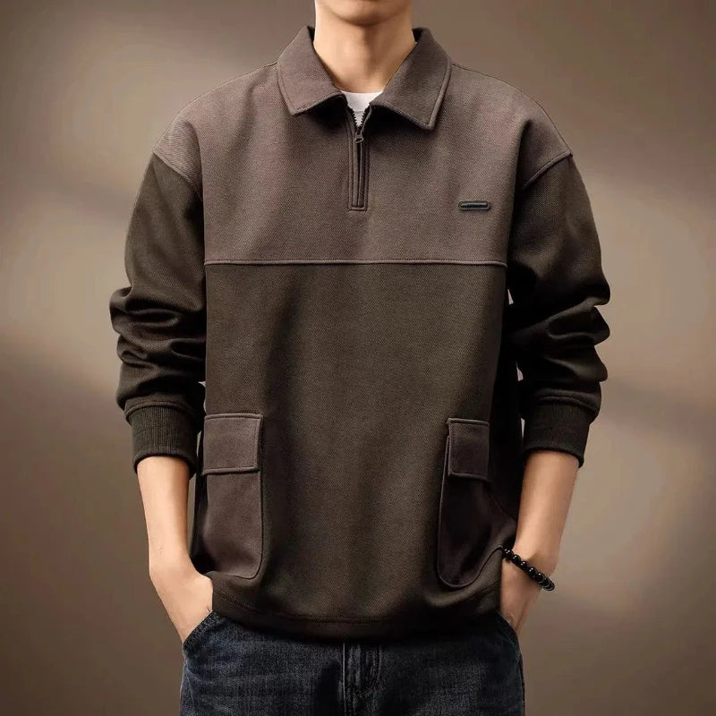 Camisa Polo Masculina Casual Outono