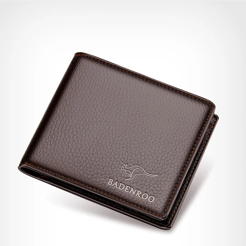 Carteira Masculina de Couro Genuíno - Elegância e Praticidade