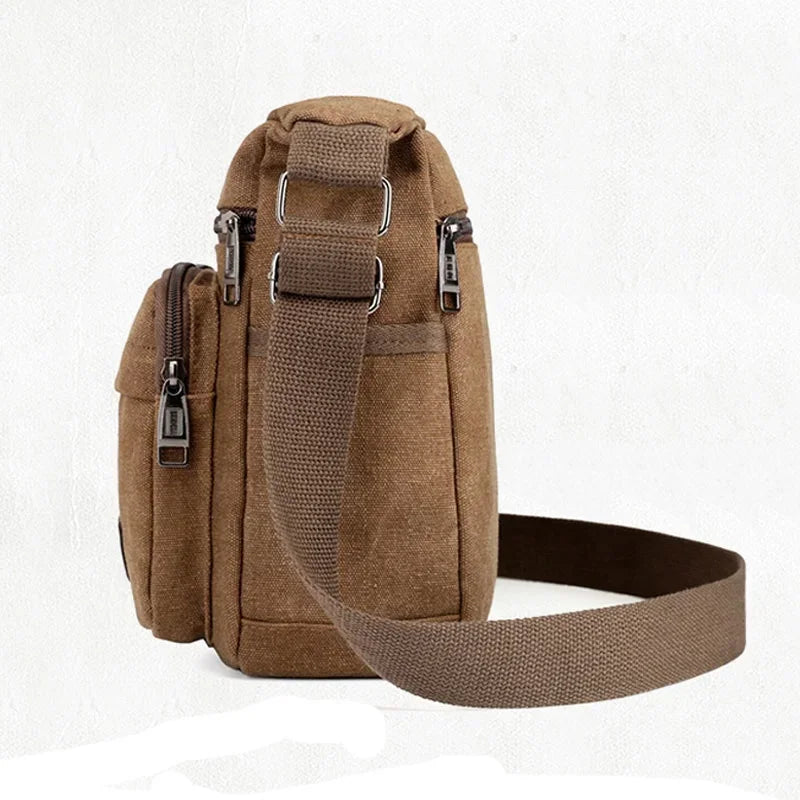 Bolsa Carteiro Masculina Lona,Mala de Mensageiro-Loja Melanio