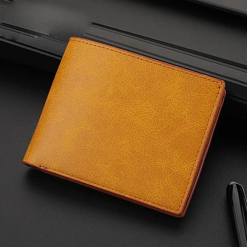 Carteira Masculina Clássica com Porta-Cartões e Bolso de Moedas