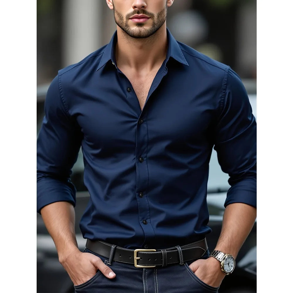 Camisa Casual Masculina Elegante