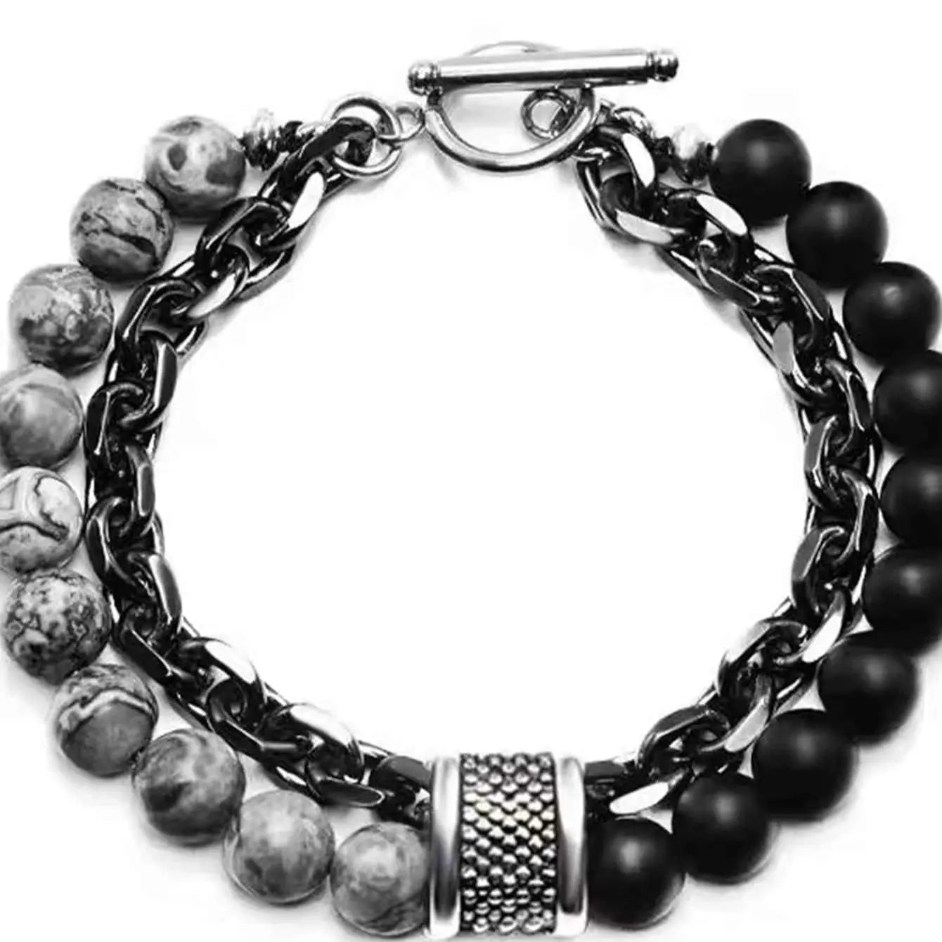 Pulseira Masculina Punk Elegante