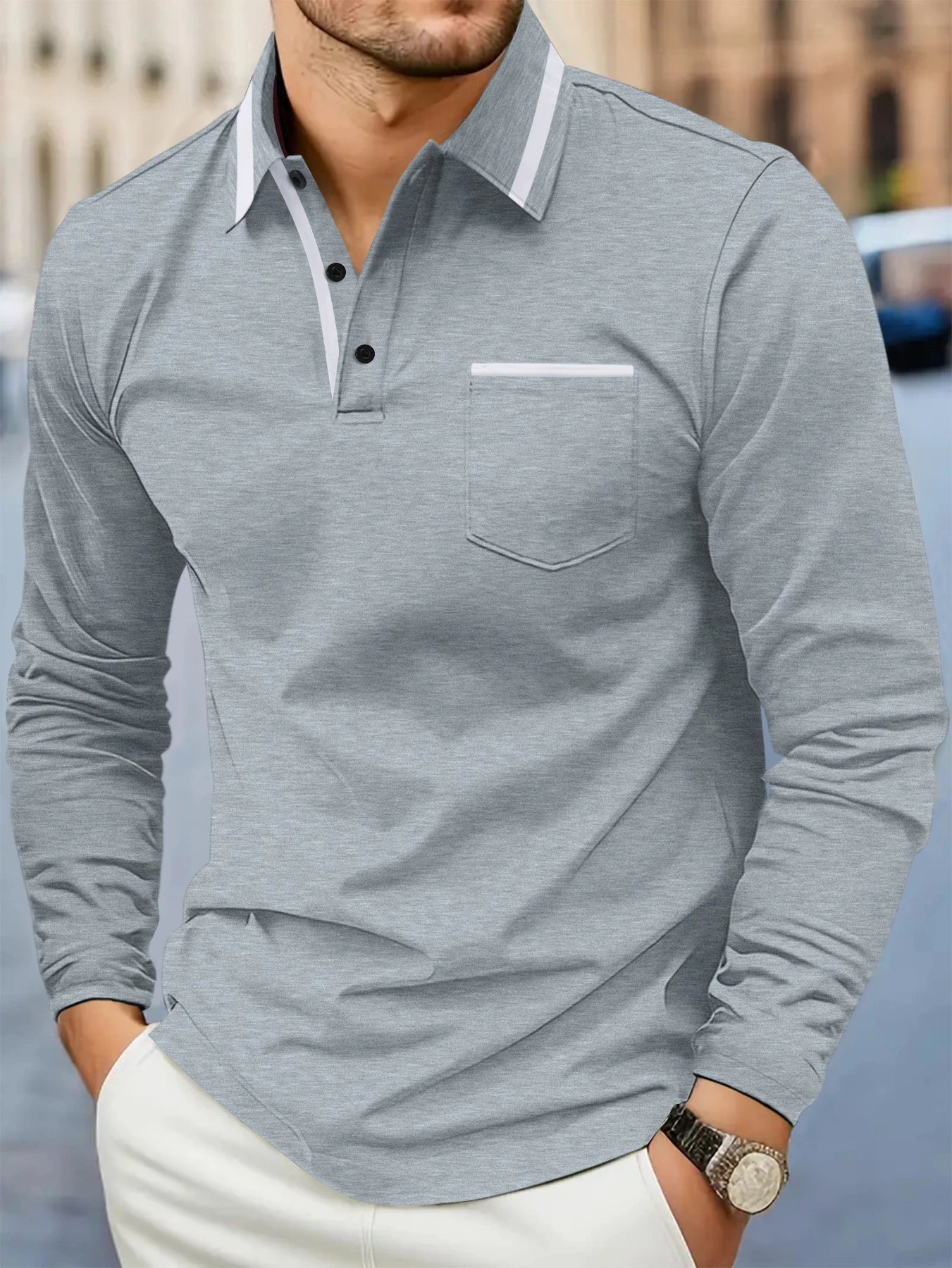 Camisa Polo Masculina Elegante Confortável