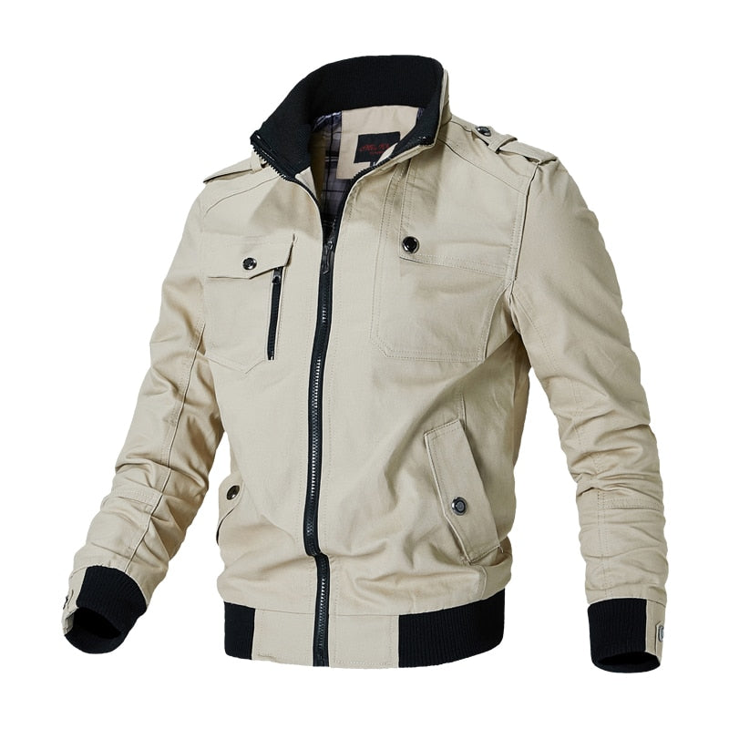 Jaqueta Militar Masculina Casual UETEEY