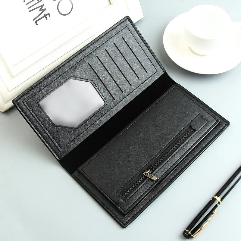 Carteira Masculina de Alta Capacidade e Estilo Moderno