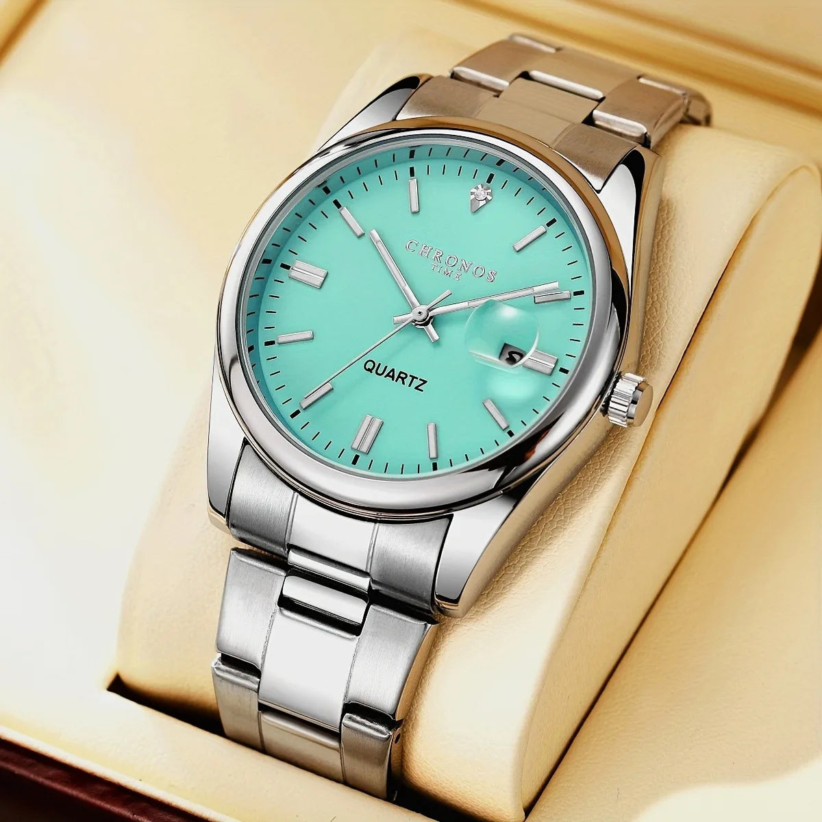 Relógio Masculino Chronos Luxo Quartzo à Prova D'Água