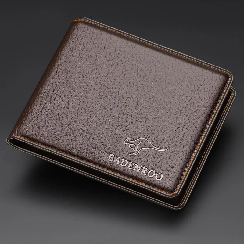 Carteira Masculina de Couro Genuíno - Elegância e Praticidade