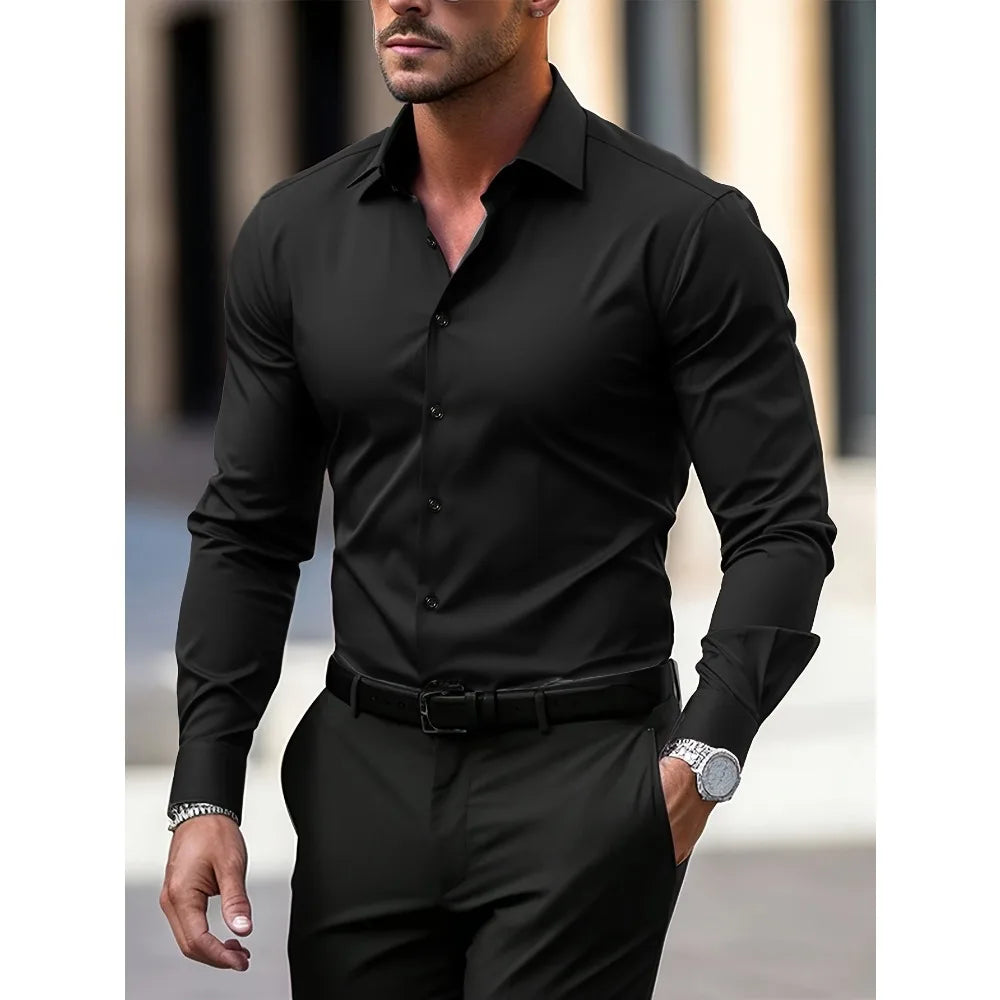 Camisa Casual Masculina Elegante