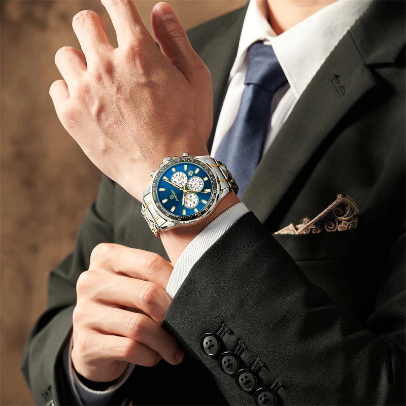 Relógio Masculino Luxo Quartzo