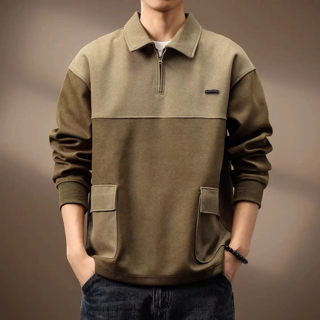 Camisa Polo Masculina Casual Outono