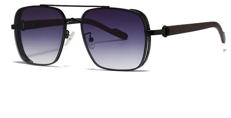 Óculos de Sol Quadrados Luxo Steampunk