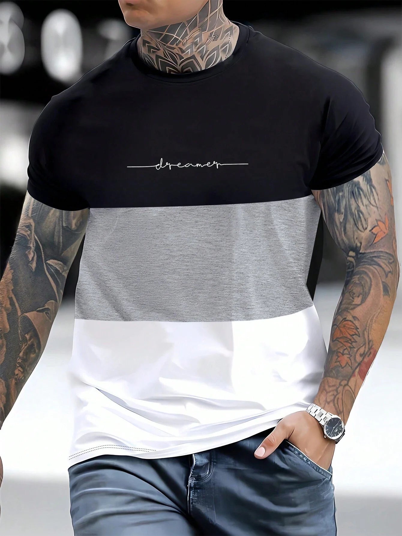 Camiseta Masculina Estilo Harajuku