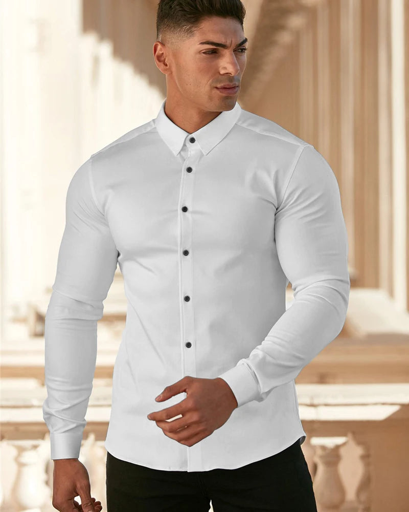 Camisa Masculina Slim Fit