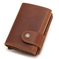 Porta Cartão de Crédito Masculino Marrom- Loja Melanio
