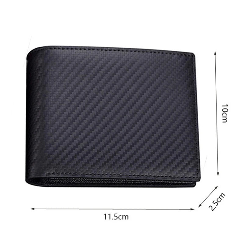 Carteira Masculina Fibra de Carbono -Loja Melanio