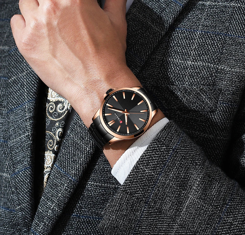 Relógio de Quartzo Masculino Curren Luxo