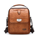 Bolsa de Ombro em Couro PU Masculina-Loja Melanio