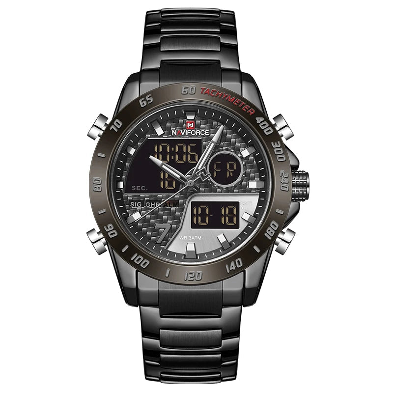 Relógio Masculino Naviforce Luxo Militar Digital