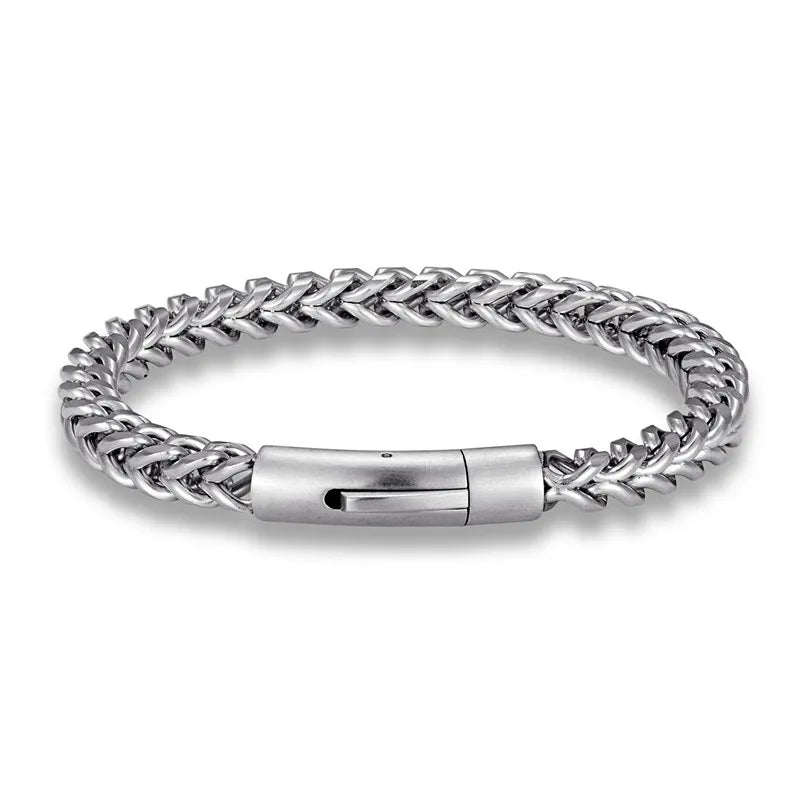 Pulseira de Corrente Elo Cubano,Pulseiras Homem-Loja Melanio
