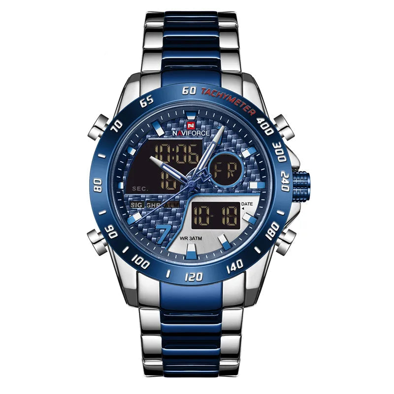 Relógio Masculino Naviforce Luxo Militar Digital