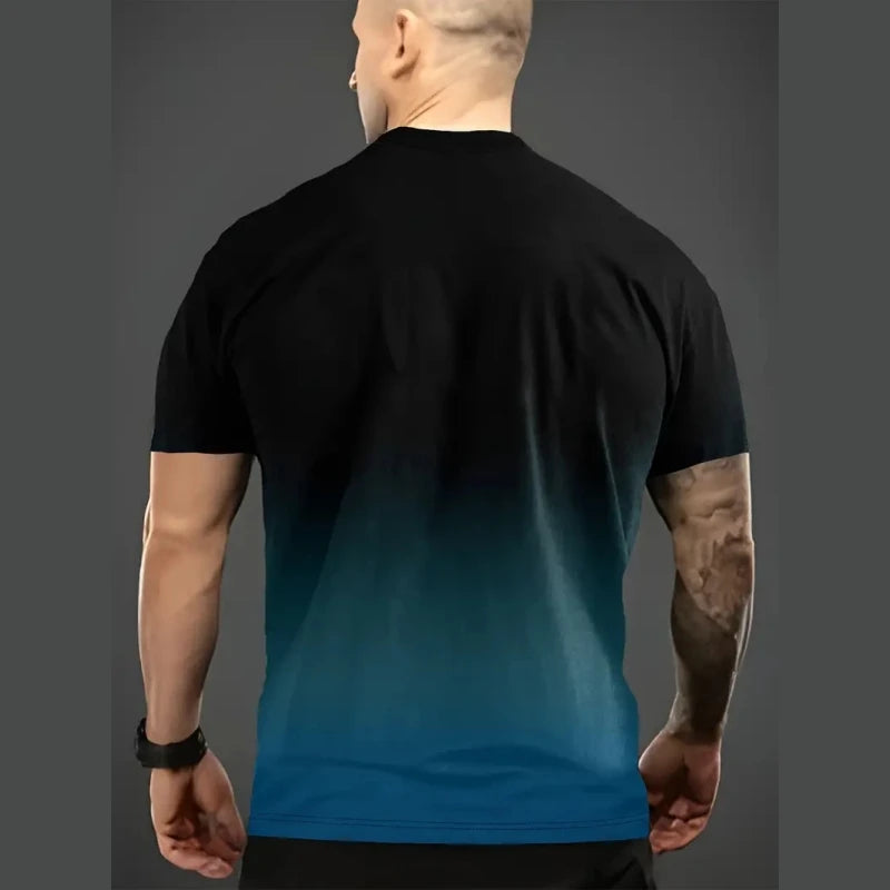 Camiseta Masculina Gradiente Relâmpago