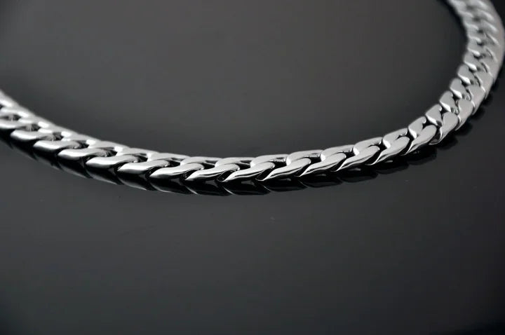 Colar Masculino Aço Inoxidável Elegante