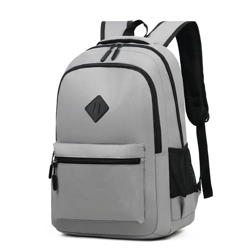 Mochila Para Notebook Cinza-  Loja Melanio