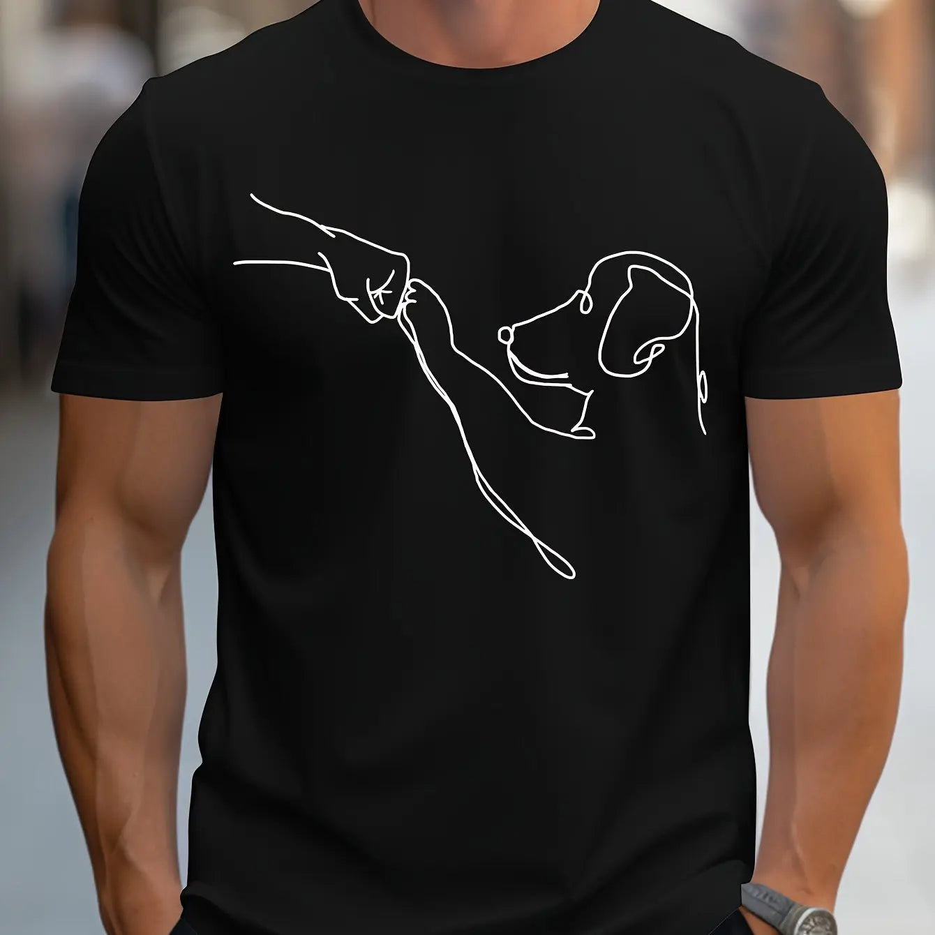 Camiseta Casual Estampa Divertida