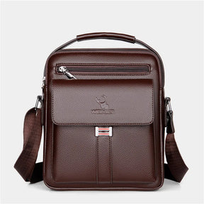 Bolsa Crossbody Masculina Marrom- Melanio