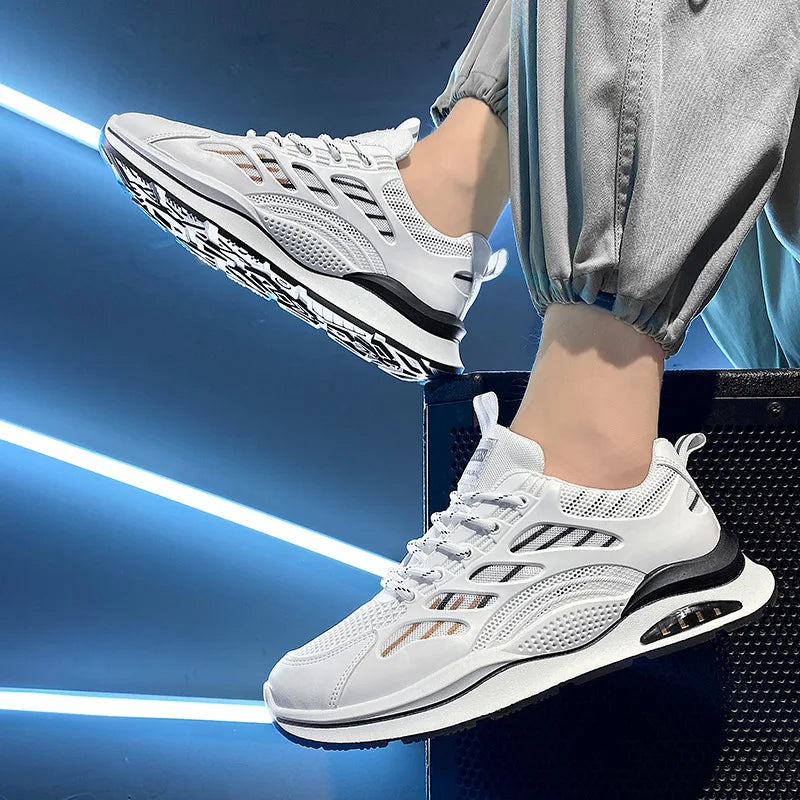 Tenis Leve e Confortavel Masculino,Tênis Respirável e Leve Para Conforto-Melanio