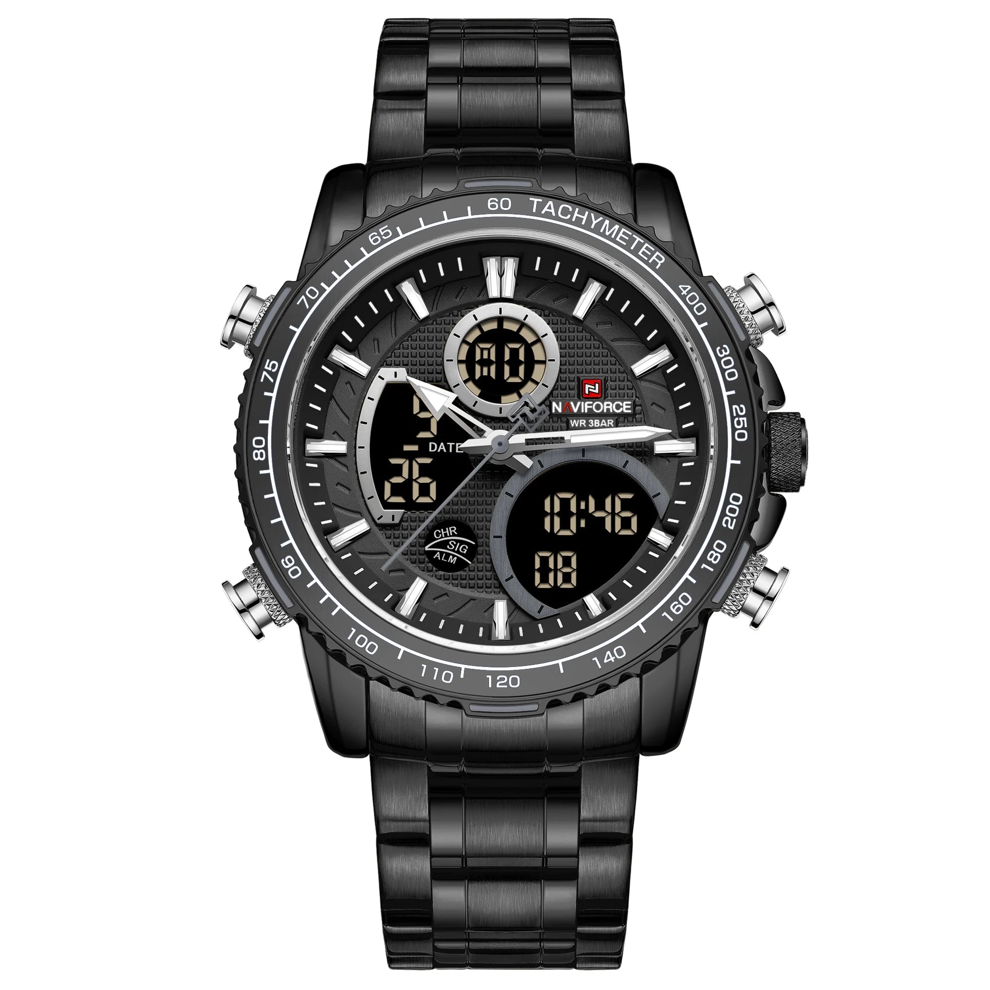 Relógio Masculino Naviforce Cronógrafo Luxo